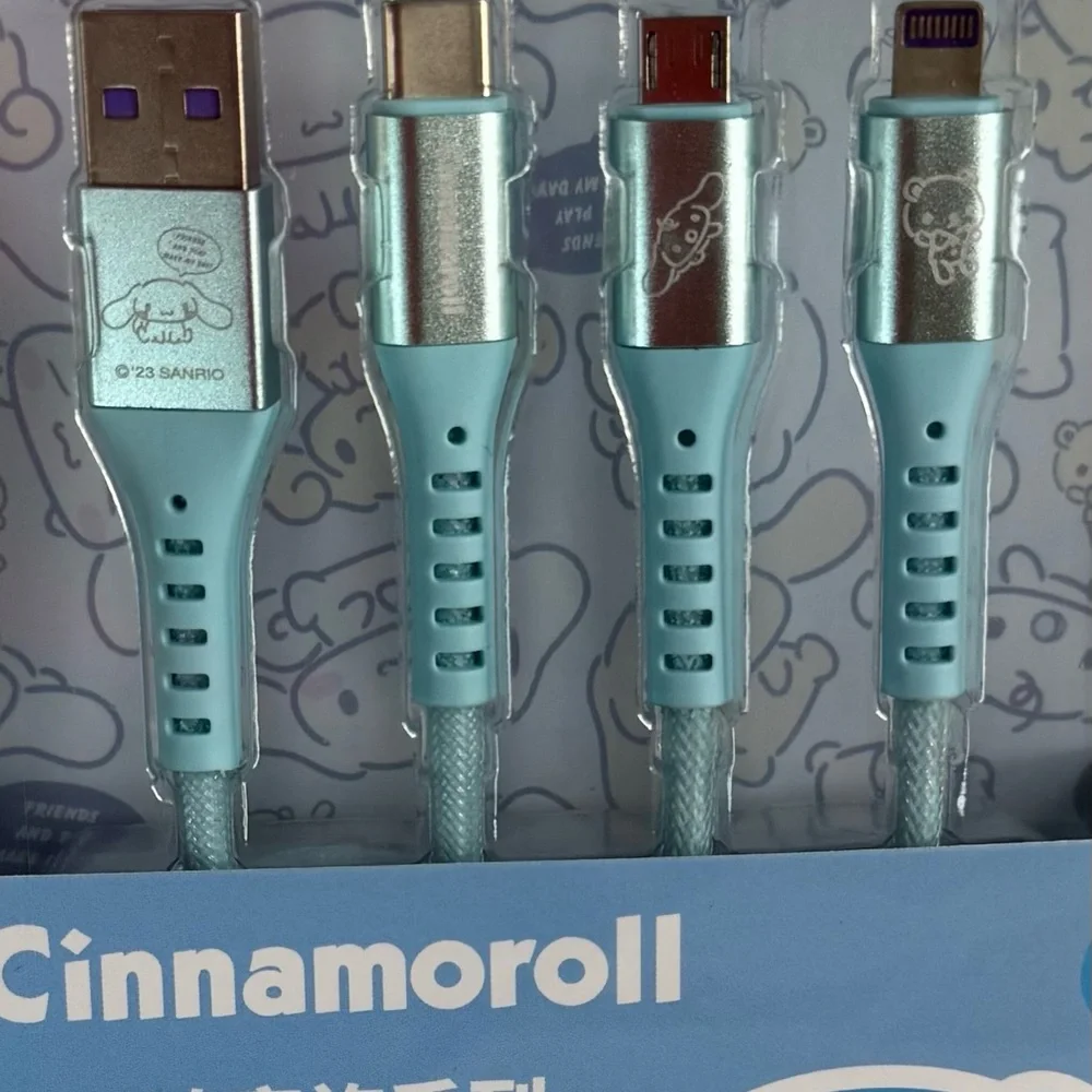 Sanrio Cinnamoroll USB Charging Cable Set